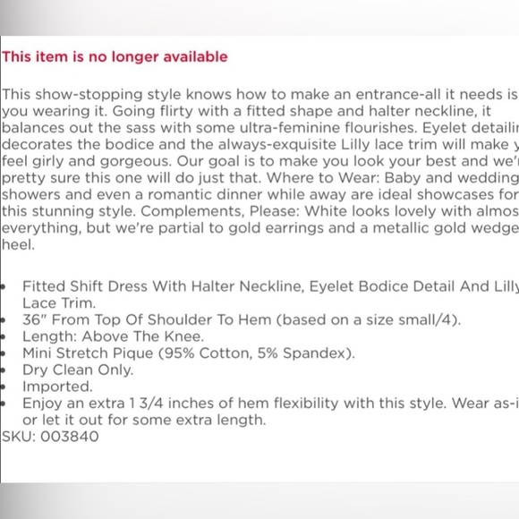 Lilly Pulitzer Charlize Stretch Shift Dress in ‘Resort White’ Print 14 White - Picture 12 of 14